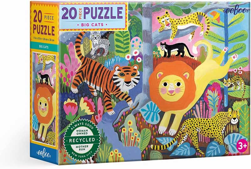 Big Cats 20-Piece Puzzle
