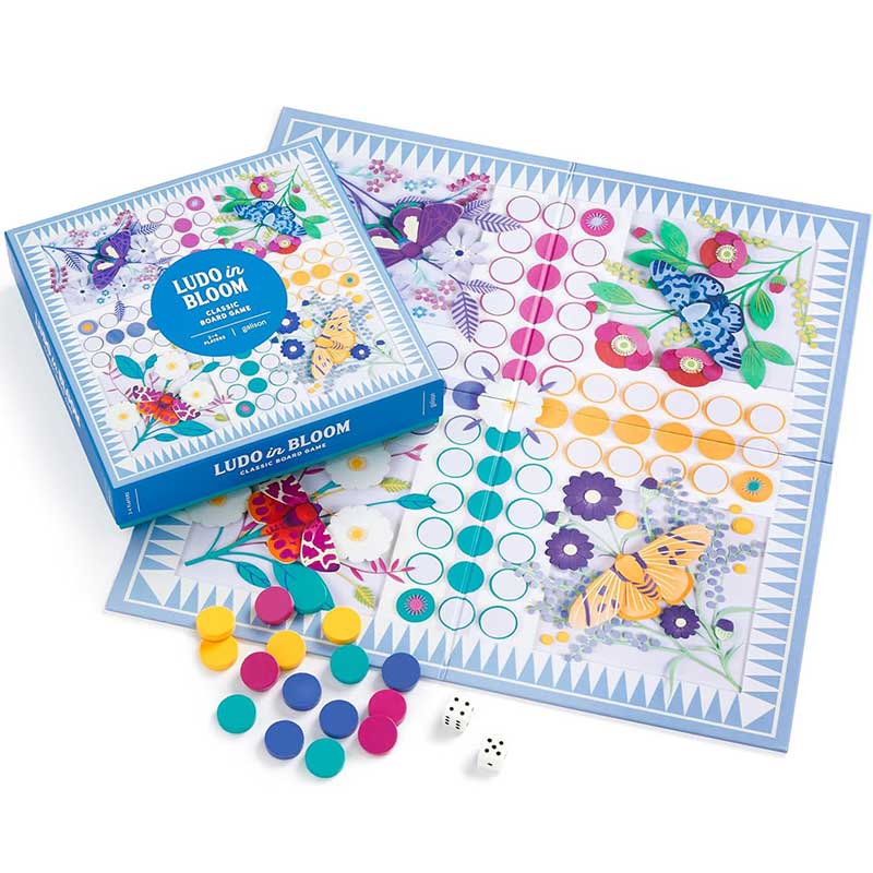 Ludo in Bloom Board Game