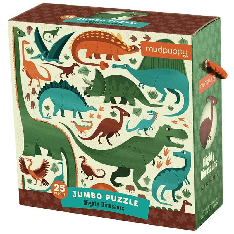 Mighty Dinosaurs 25-Piece Jumbo Puzzle