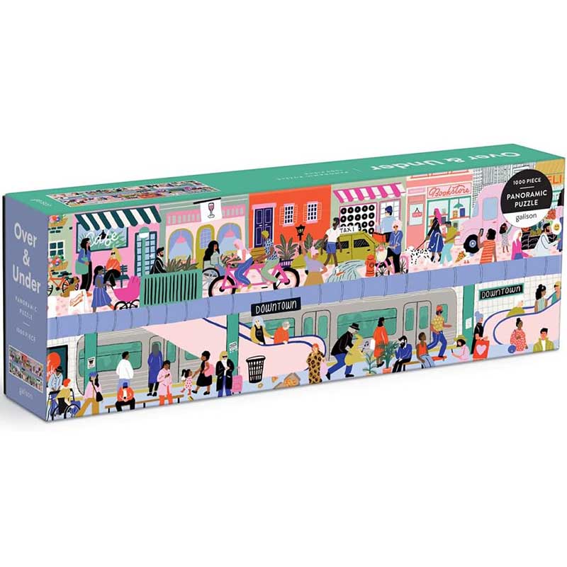 Over & Under 1,000-Piece Panoramic Puzzle