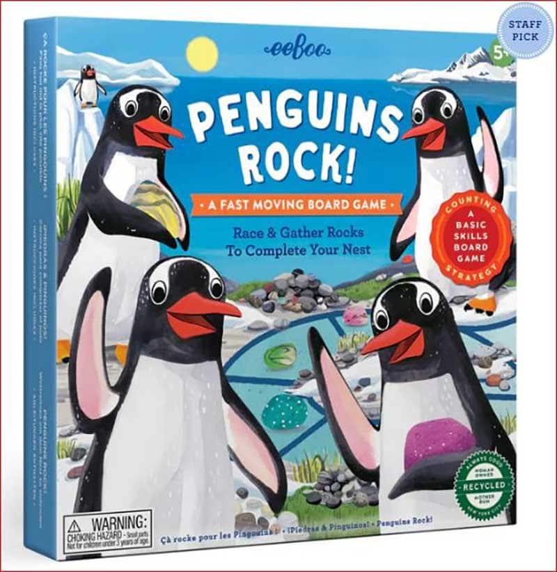 Penguins Rock: A Fast-Moving Board Game