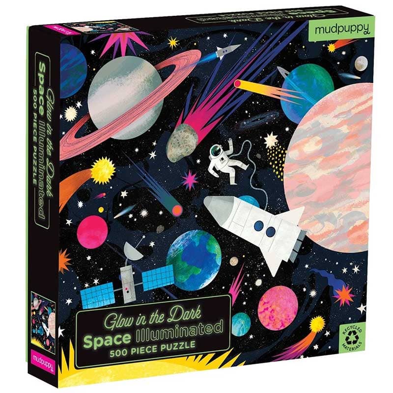 Space Illuminated 500-Piece Glow-in-the-Dark Puzzle
