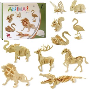 Wooden Model Animal Kit