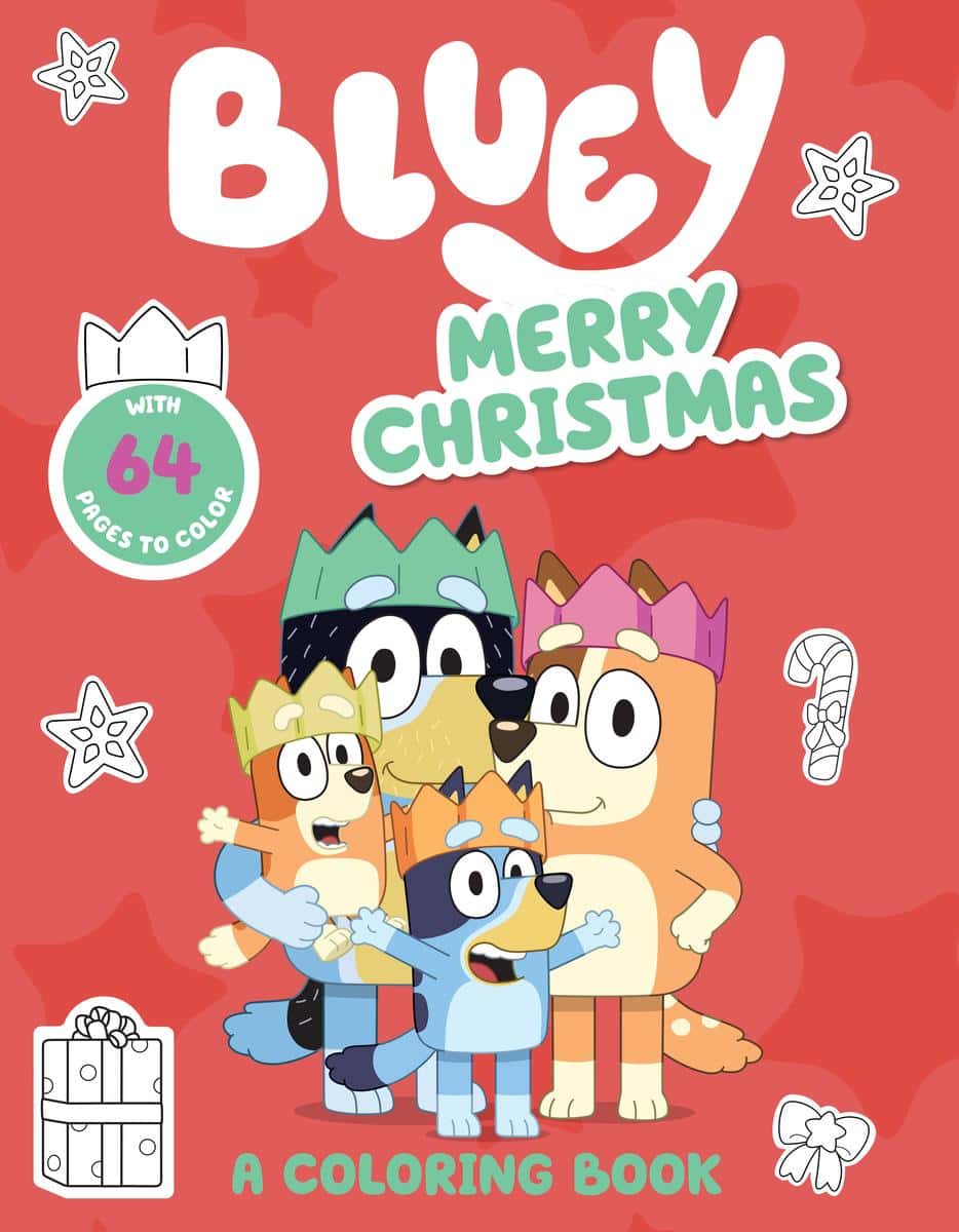 Bluey: Merry Christmas Coloring Book